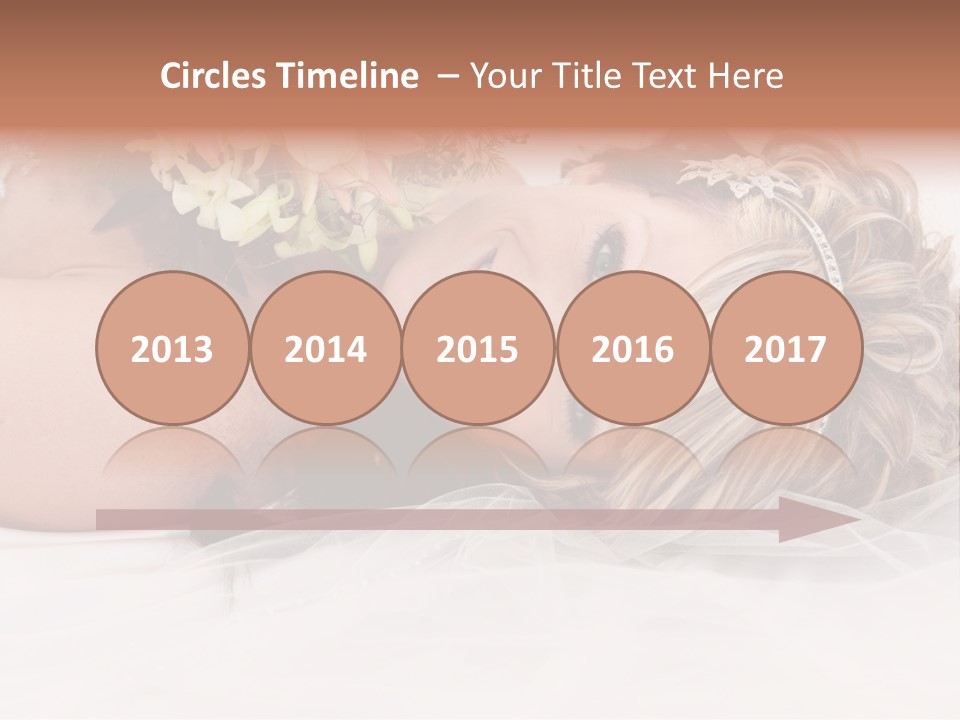 Innocence Resting Fashion PowerPoint Template