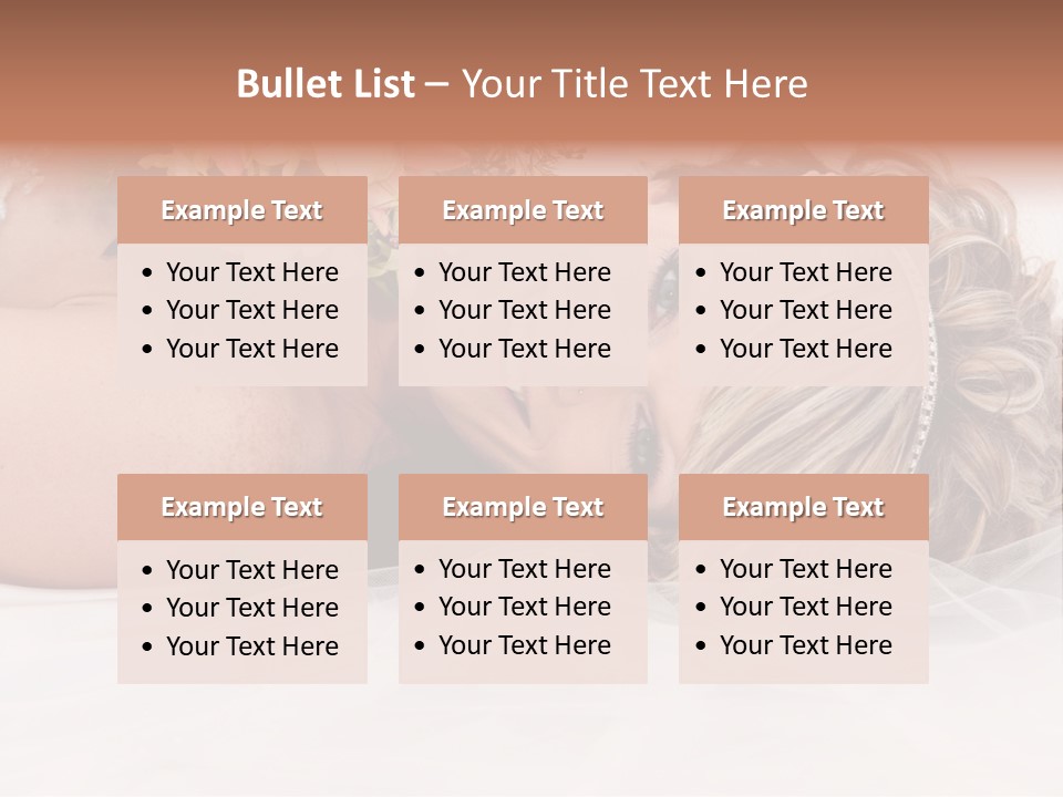 Innocence Resting Fashion PowerPoint Template