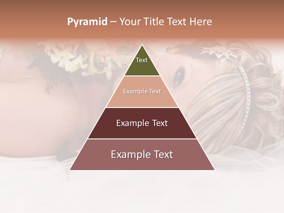 Innocence Resting Fashion PowerPoint Template