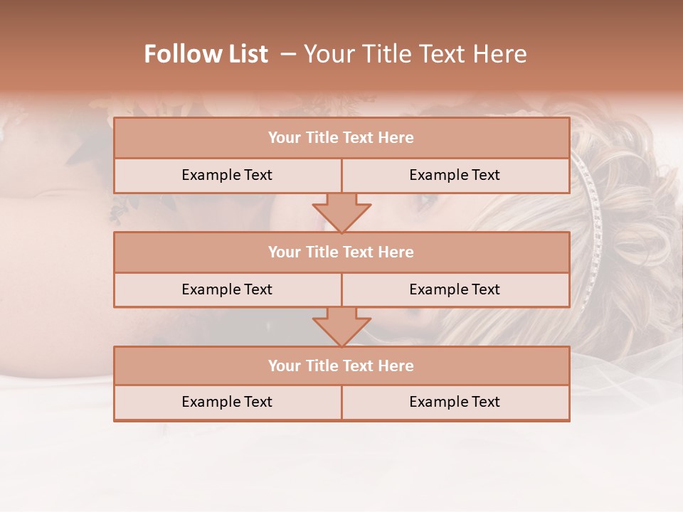 Innocence Resting Fashion PowerPoint Template
