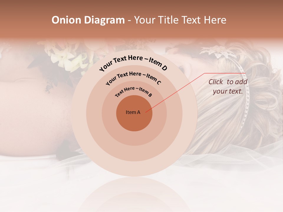 Innocence Resting Fashion PowerPoint Template