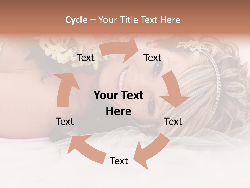 Innocence Resting Fashion PowerPoint Template