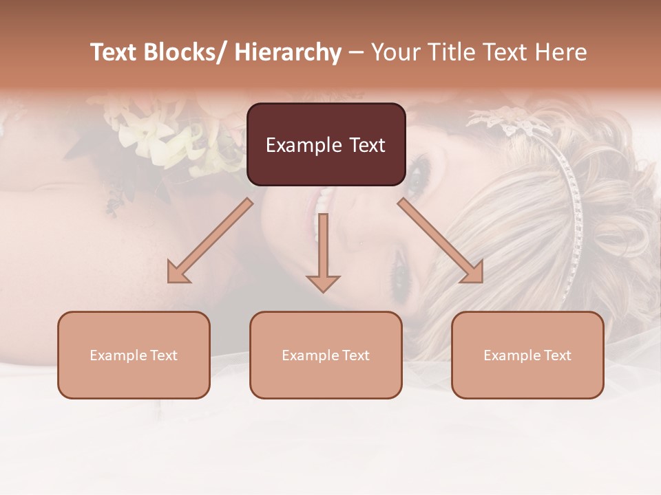 Innocence Resting Fashion PowerPoint Template