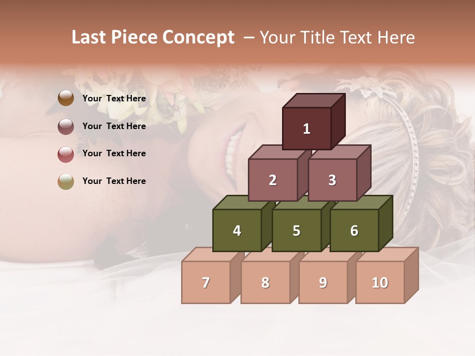 Innocence Resting Fashion PowerPoint Template