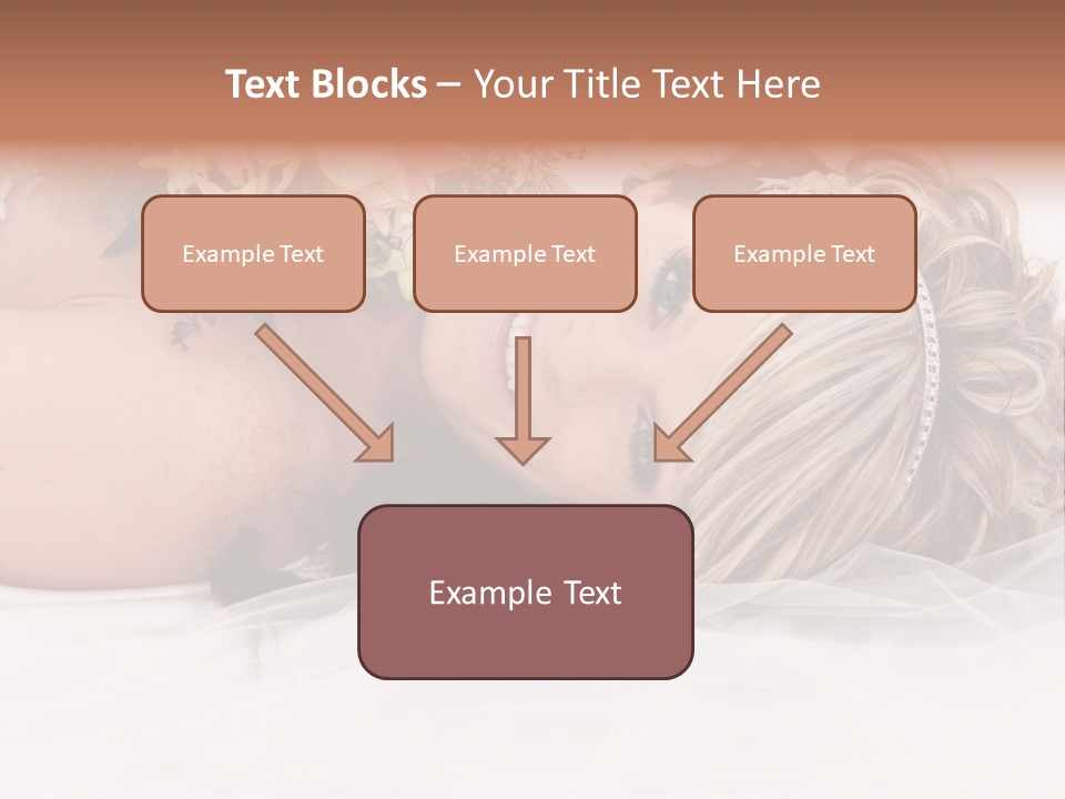 Innocence Resting Fashion PowerPoint Template