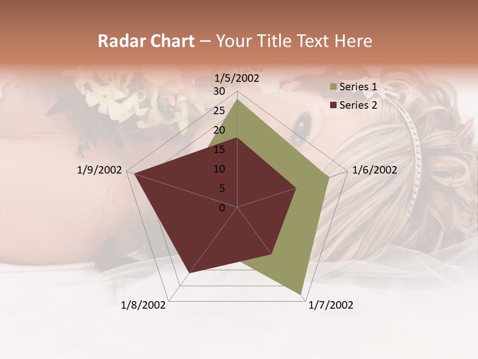 Innocence Resting Fashion PowerPoint Template