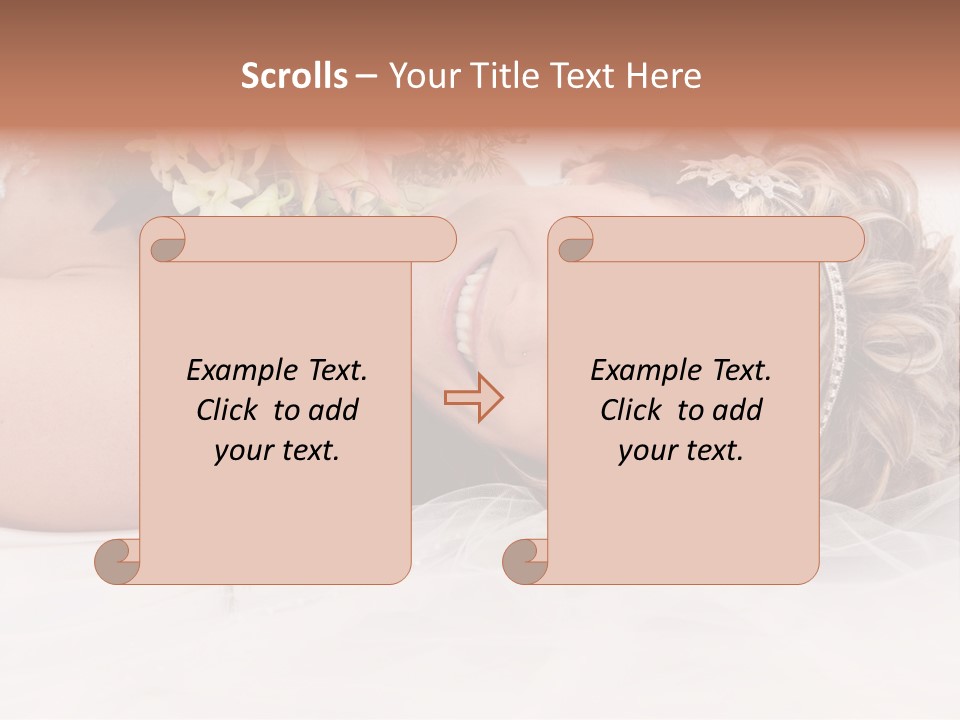 Innocence Resting Fashion PowerPoint Template