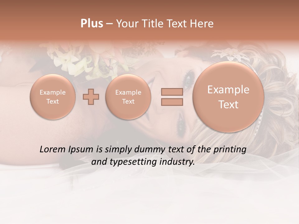 Innocence Resting Fashion PowerPoint Template