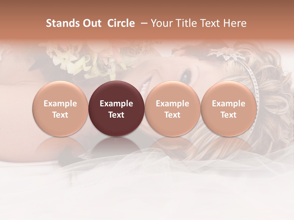 Innocence Resting Fashion PowerPoint Template