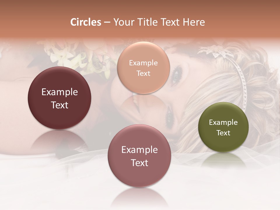 Innocence Resting Fashion PowerPoint Template