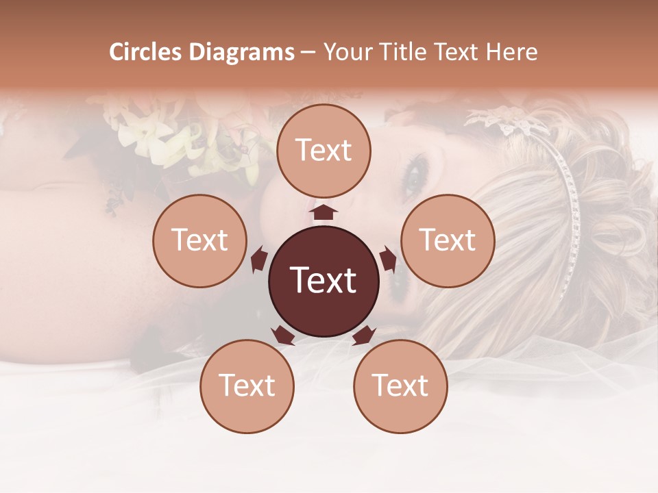 Innocence Resting Fashion PowerPoint Template