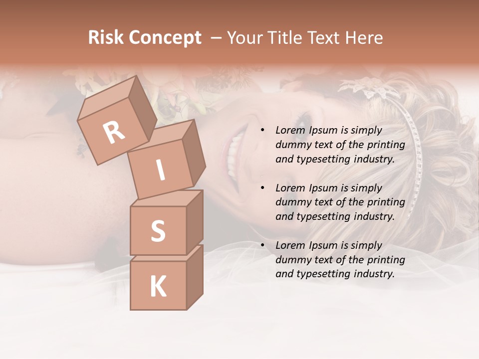 Innocence Resting Fashion PowerPoint Template