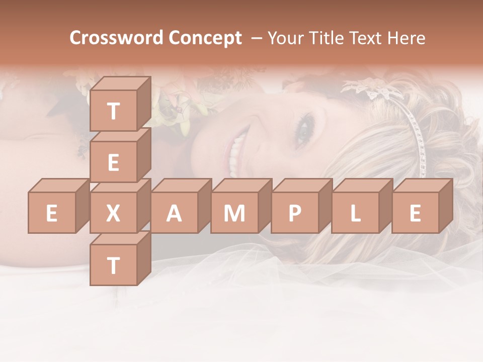 Innocence Resting Fashion PowerPoint Template