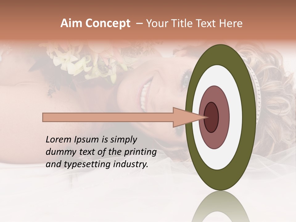 Innocence Resting Fashion PowerPoint Template