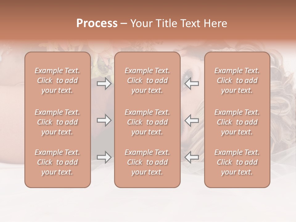 Innocence Resting Fashion PowerPoint Template