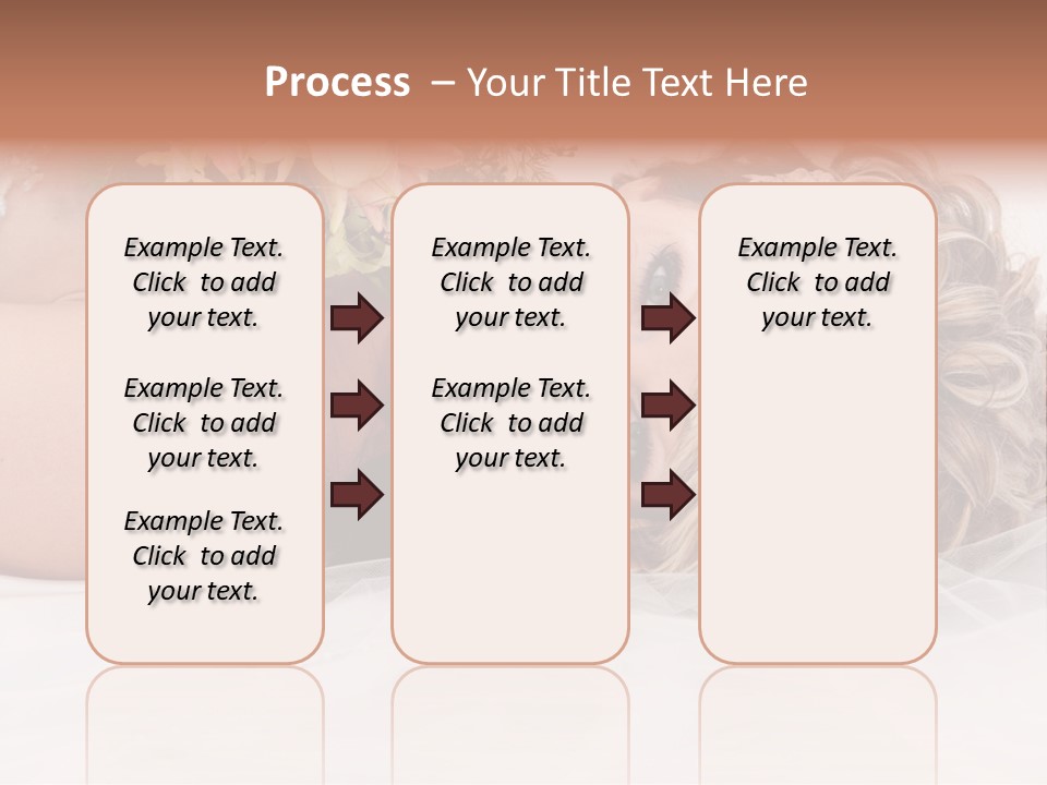 Innocence Resting Fashion PowerPoint Template