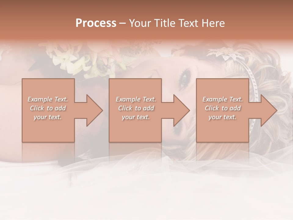 Innocence Resting Fashion PowerPoint Template