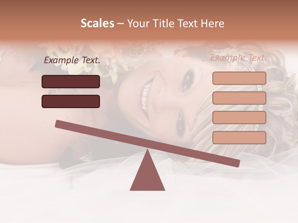 Innocence Resting Fashion PowerPoint Template