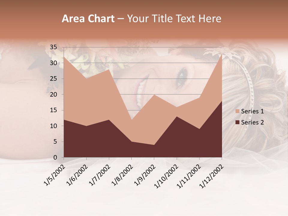 Innocence Resting Fashion PowerPoint Template