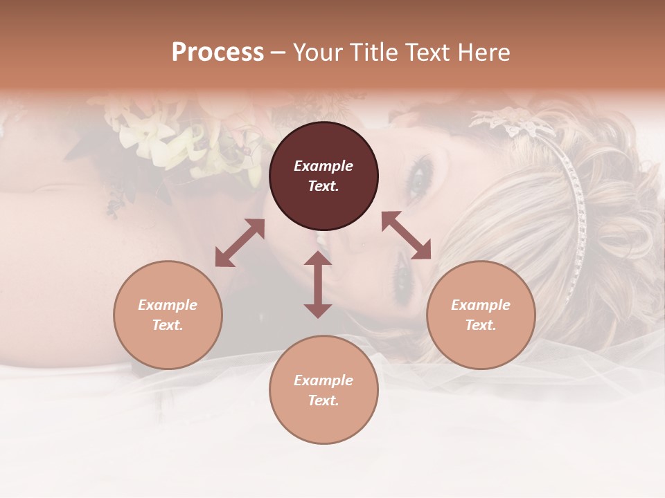 Innocence Resting Fashion PowerPoint Template