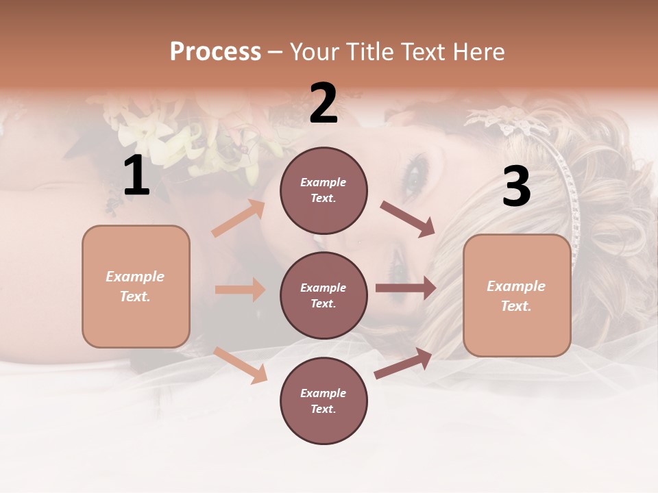 Innocence Resting Fashion PowerPoint Template