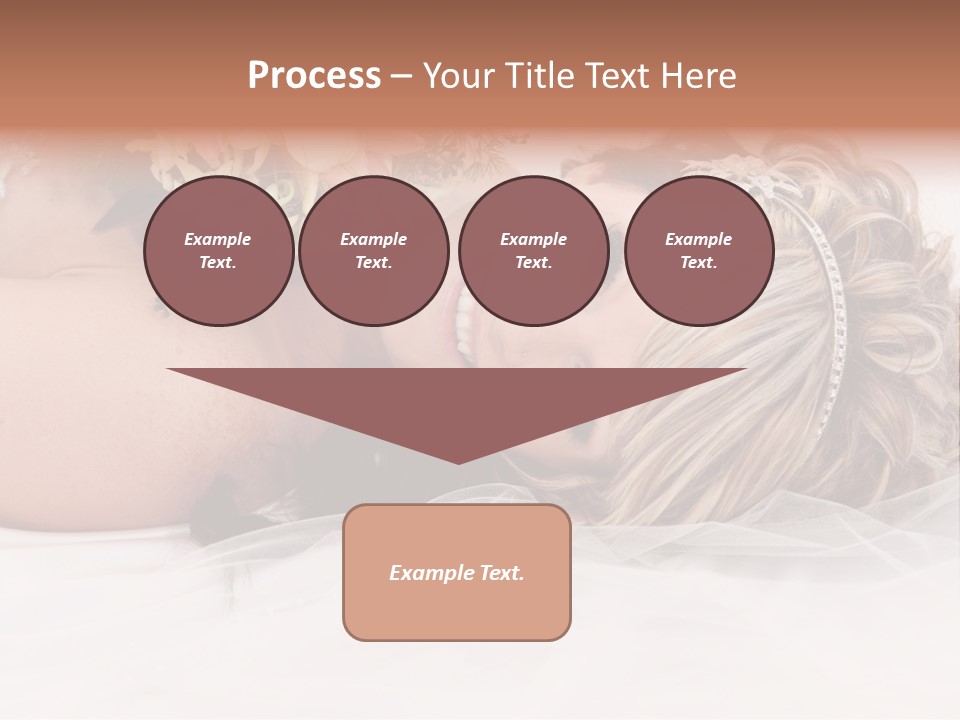 Innocence Resting Fashion PowerPoint Template