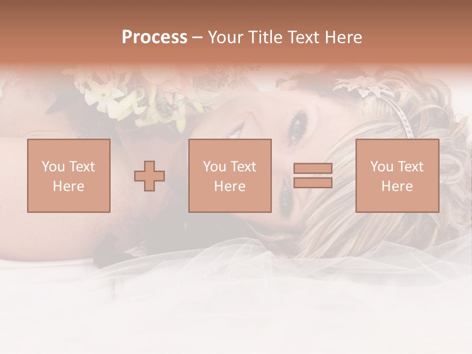 Innocence Resting Fashion PowerPoint Template