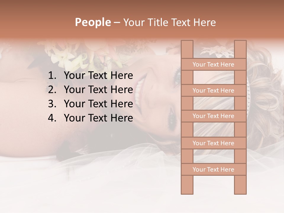 Innocence Resting Fashion PowerPoint Template