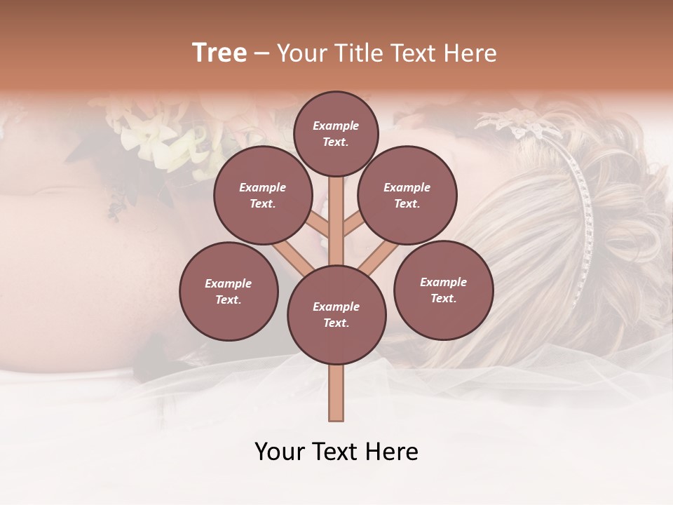 Innocence Resting Fashion PowerPoint Template