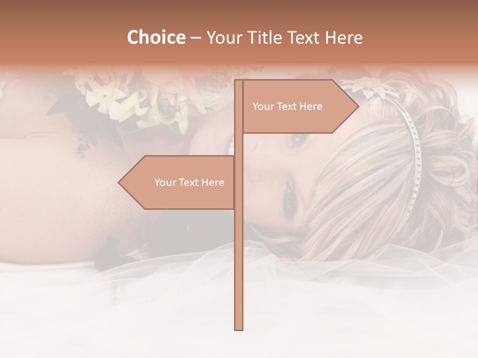 Innocence Resting Fashion PowerPoint Template