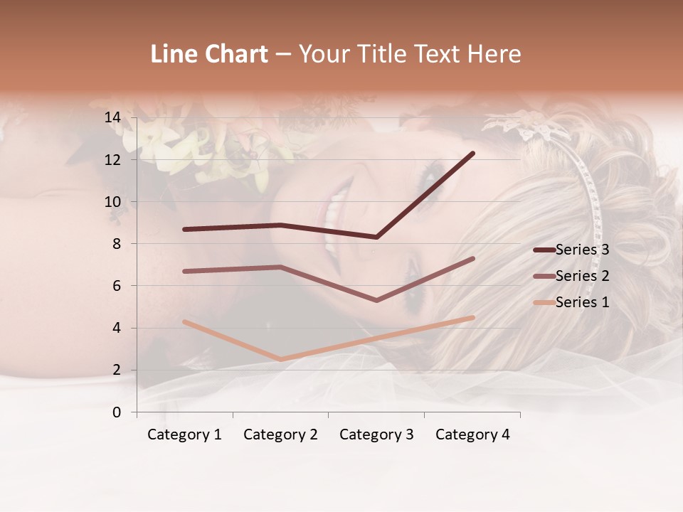 Innocence Resting Fashion PowerPoint Template