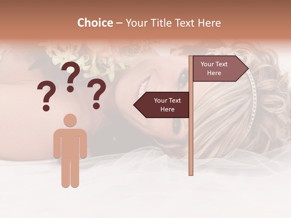 Innocence Resting Fashion PowerPoint Template