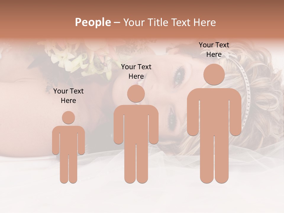 Innocence Resting Fashion PowerPoint Template