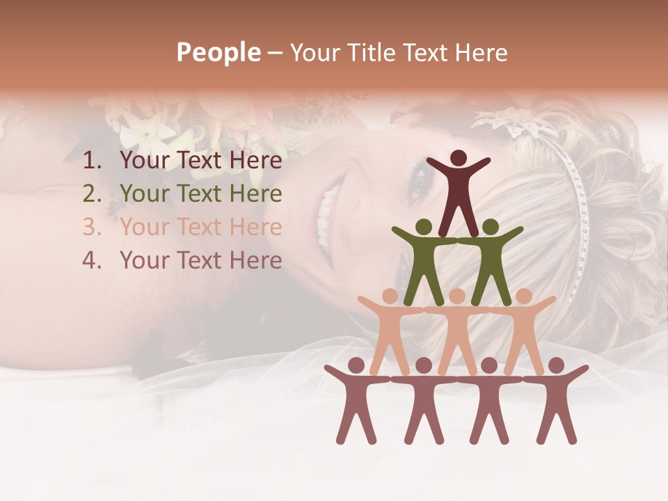 Innocence Resting Fashion PowerPoint Template