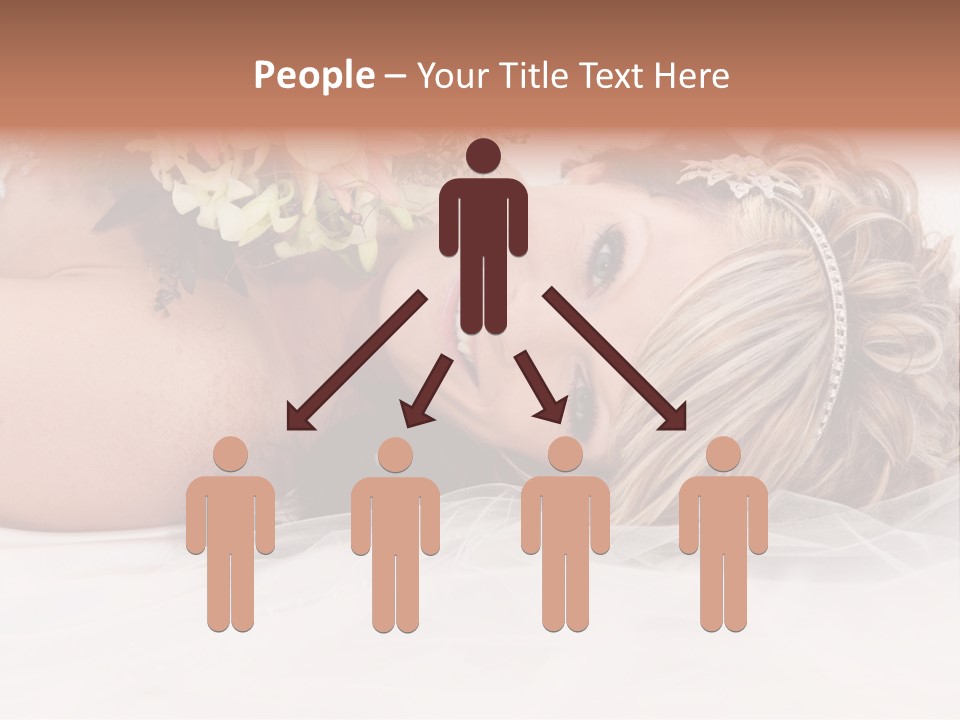 Innocence Resting Fashion PowerPoint Template