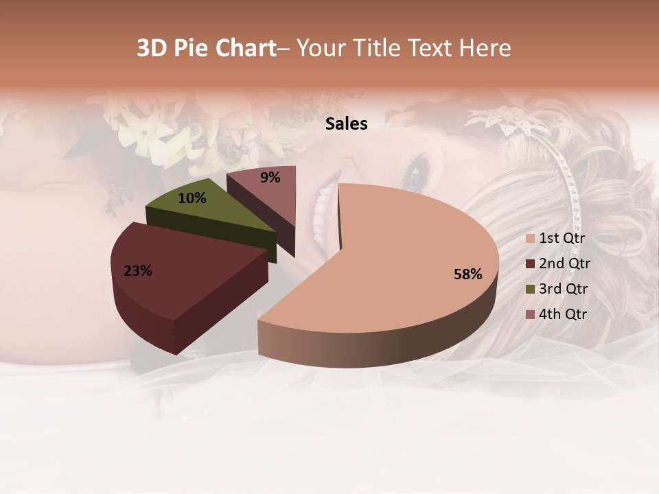 Innocence Resting Fashion PowerPoint Template