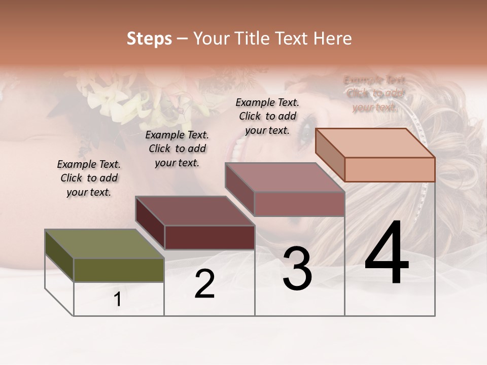 Innocence Resting Fashion PowerPoint Template