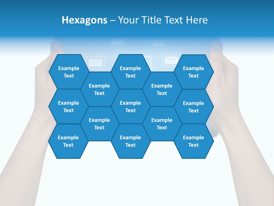 Touchscreen Input Computer PowerPoint Template