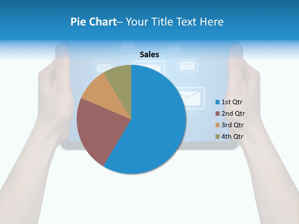 Touchscreen Input Computer PowerPoint Template