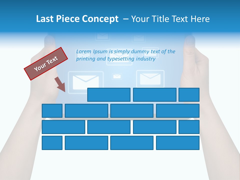 Touchscreen Input Computer PowerPoint Template