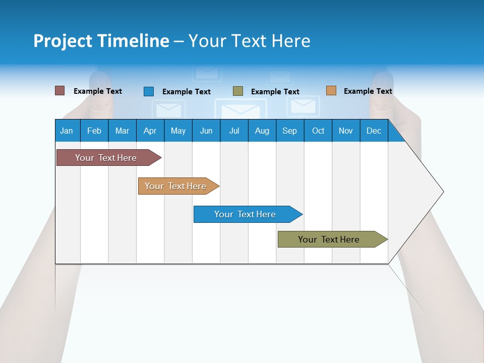 Touchscreen Input Computer PowerPoint Template