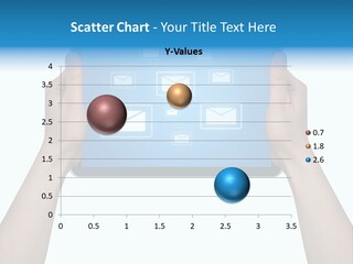 Touchscreen Input Computer PowerPoint Template