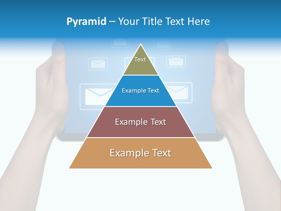 Touchscreen Input Computer PowerPoint Template