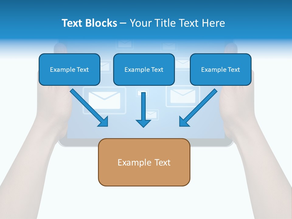 Touchscreen Input Computer PowerPoint Template