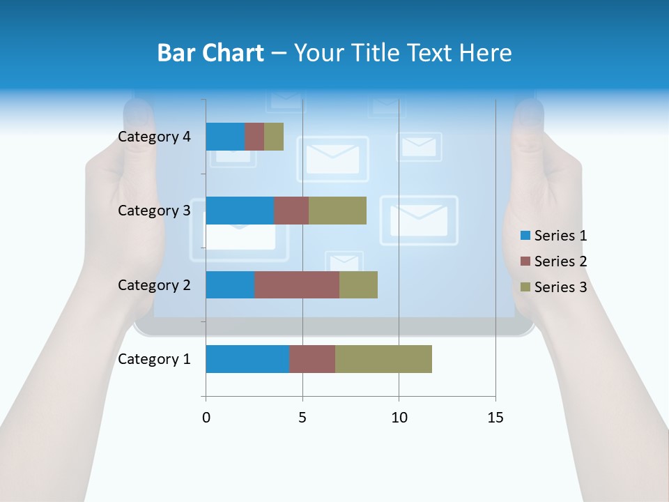 Touchscreen Input Computer PowerPoint Template