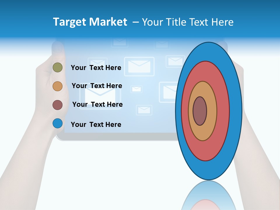 Touchscreen Input Computer PowerPoint Template