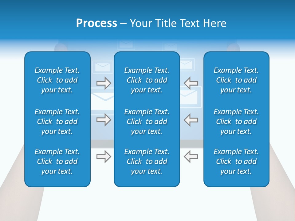Touchscreen Input Computer PowerPoint Template