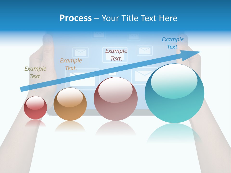 Touchscreen Input Computer PowerPoint Template