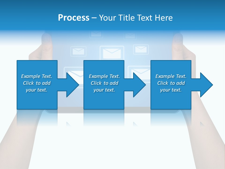 Touchscreen Input Computer PowerPoint Template