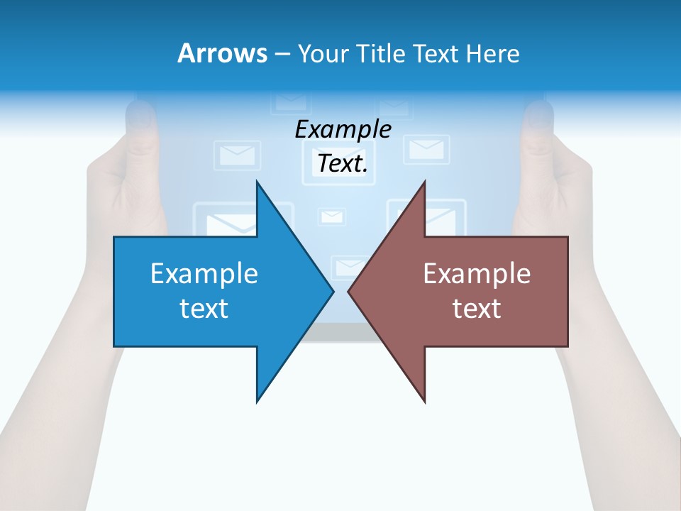 Touchscreen Input Computer PowerPoint Template